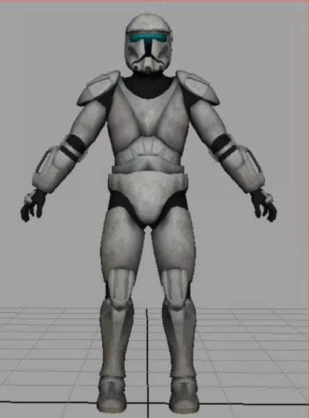 Star Wars Republic Commando Character 3d model Star Wars Republic Commando Character 3d model