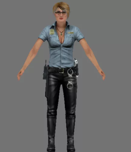 Cybil Bennett 3d model Cybil Bennett 3d model