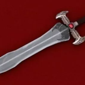Retro Sword 3d model