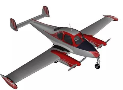 Let Morava Airplane 3d model Let Morava Airplane 3d model