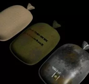 Military Sandbag  Free 3d model
