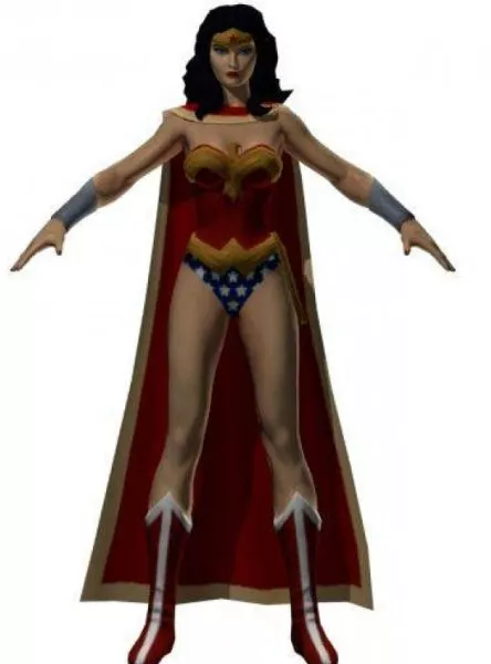Wonder Woman Character 3d model Wonder Woman Character 3d model