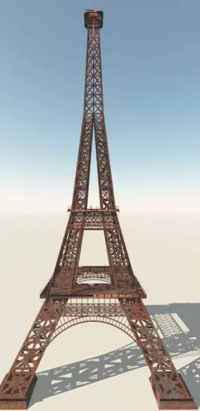 Eiffel Tower Building 3d model Eiffel Tower Building 3d model