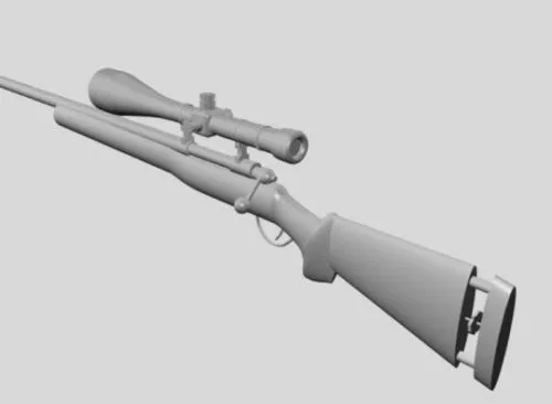 M40a1-m24 Sniper Rifle 3d model M40a1-m24 Sniper Rifle 3d model