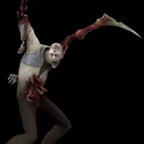 Dead Space Slasher Character 3d model