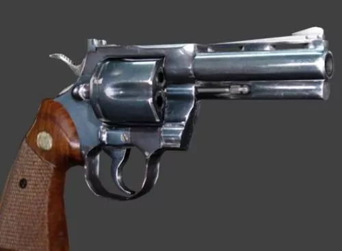 Revolver Gun 3d model Revolver Gun 3d model