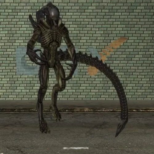Predalien Hybrid 3d model Predalien Hybrid 3d model
