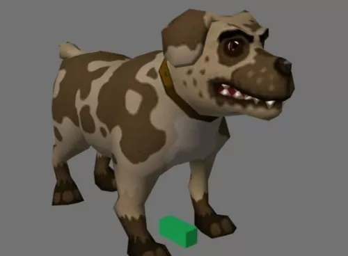 Ugly Cartoon Dog 3d model Ugly Cartoon Dog 3d model