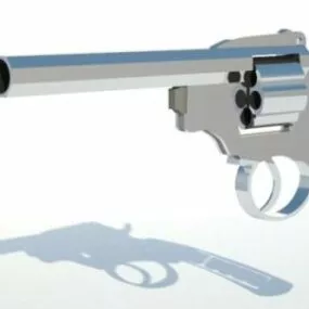 Old Revolver 3d model