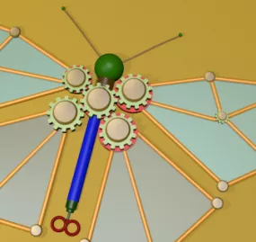 Mechanical Butterfly 3d model