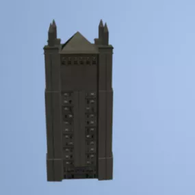 Vintage Building 3d model