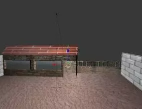 Building   Courtyard 3d model