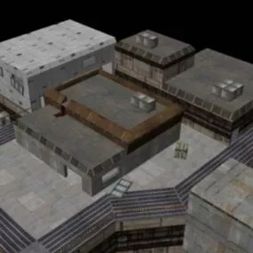 Oilrig Station 3d model