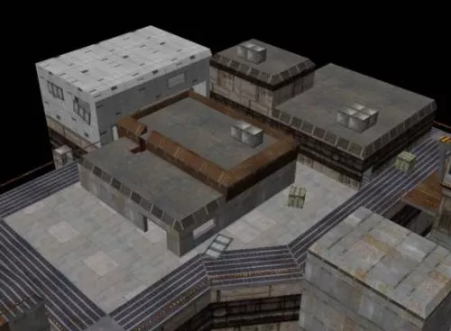 Aircraft Station Hovering Platform 3d model