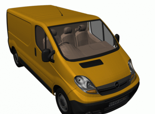 Vivaro Car 3d model Vivaro Car 3d model