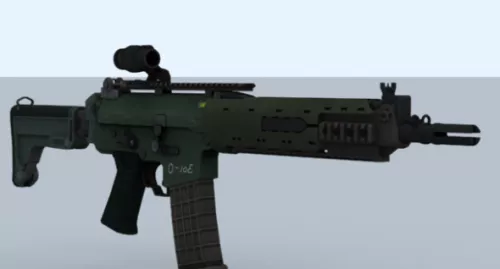 Ak5c Machine Gun 3d model Ak5c Machine Gun 3d model