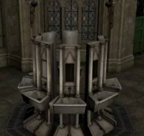 Chamber Secrets Scene 3d model