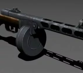 PPSH-41 Rifle 3d model