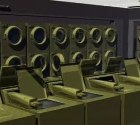 Laundromat 3d model