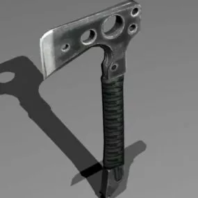 Steel Axe Highpoly 3d model