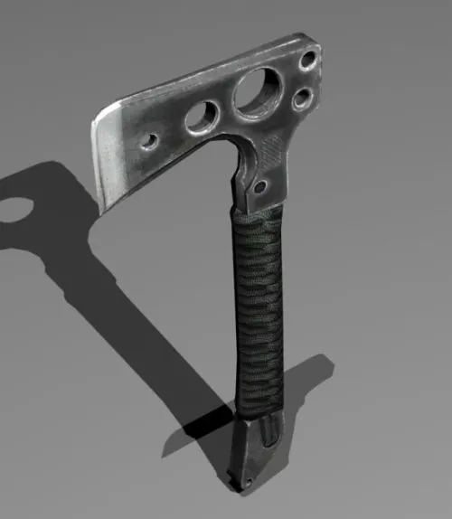 Steel Axe Highpoly 3d model Steel Axe Highpoly 3d model