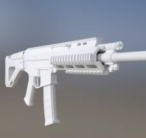 Acwr Machine Gun 3d model
