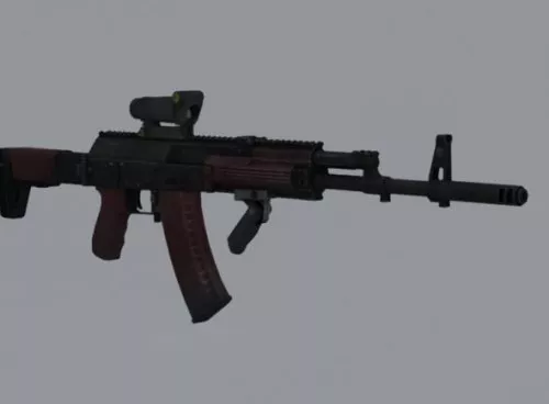 Ak12 Gun 3d model Ak12 Gun 3d model