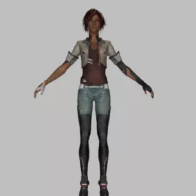 Combat Character 3d model