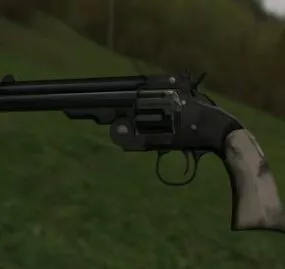 Schofield Pistol Handgun 3d model