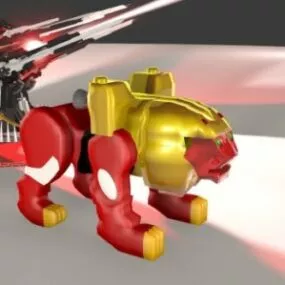 Red Lion Zord 3d model