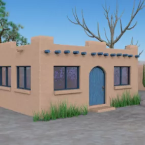 Us Country House 3d model