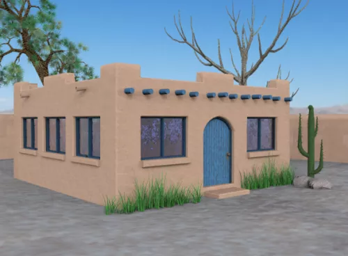 Us Country House 3d model Us Country House 3d model