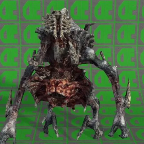 Alien Character With Spacecraft 3d model