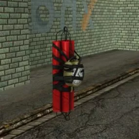 Green Arrow Bomb 3d model
