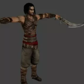 The Prince Persia Character 3d model