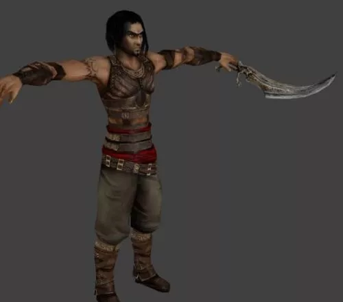 The Prince Persia Character 3d model The Prince Persia Character 3d model