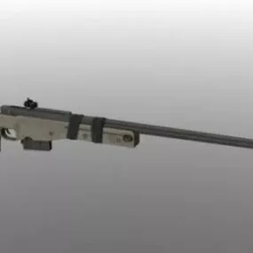 L96 Sniper Gun 3d model