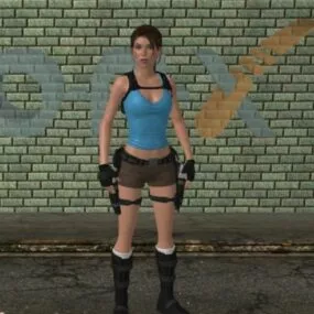 Lara Croft 3d model