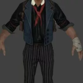 Booker Dewitt 3d model
