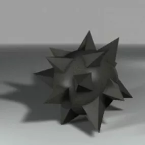Spike Ball Weapon 3d model