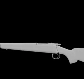 Remington 700 Rifle 3d model