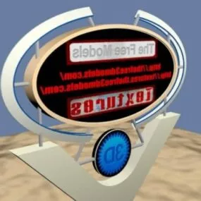 Billboard 04 3d model
