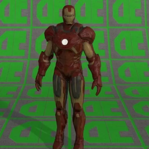 Iron Man Mark 7 3d model Iron Man Mark 7 3d model