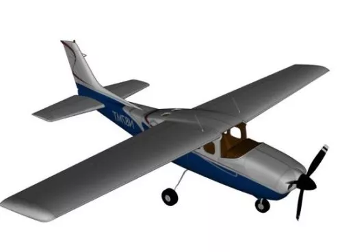 Cessna 172 Airplane 3d model Cessna 172 Airplane 3d model