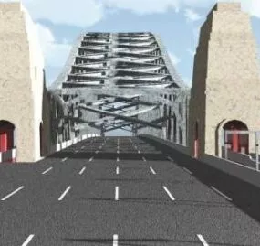 Newyork Bridge 3d model
