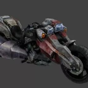 Scifi Motorbike 3d model