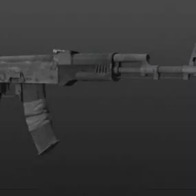 Ak-74m Gun 3d model