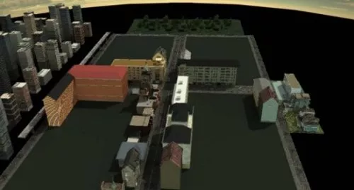 Little Town Building 3d model Little Town Building 3d model