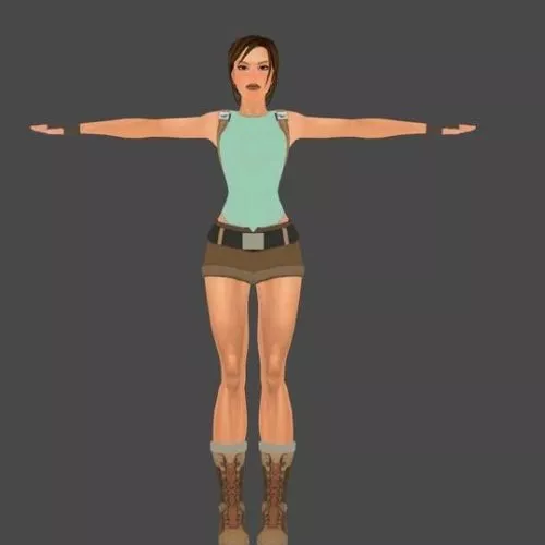 Young Lara 3d model Young Lara 3d model