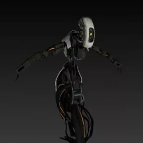 Glados Player 3d model